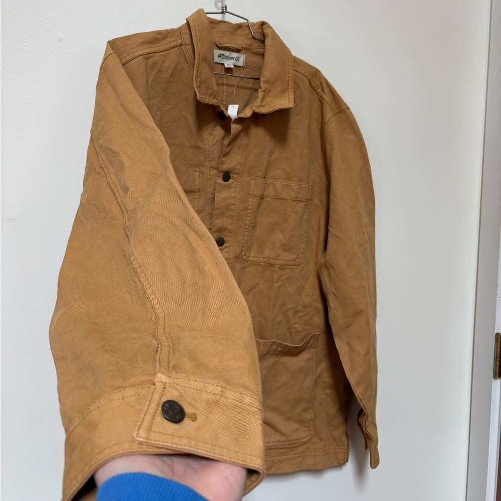 NWT Madewell Garment-Dyed Canvas Chore Jacket Size XL - Picture 3 of 13